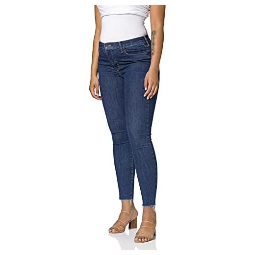 Levi's Womens 720 Hirise Super Skinny Jeans, Echo Stonewash, 24W / 32L