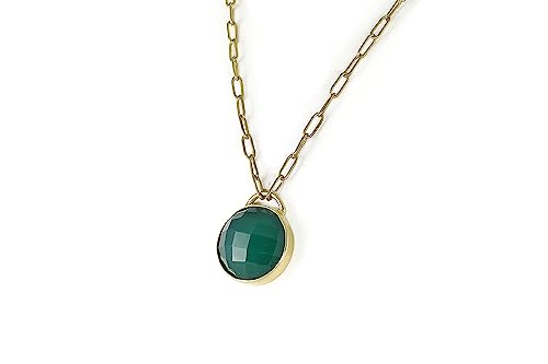 Collier onyx vert en or : l'élégance d'un bijou artisanal d'exception