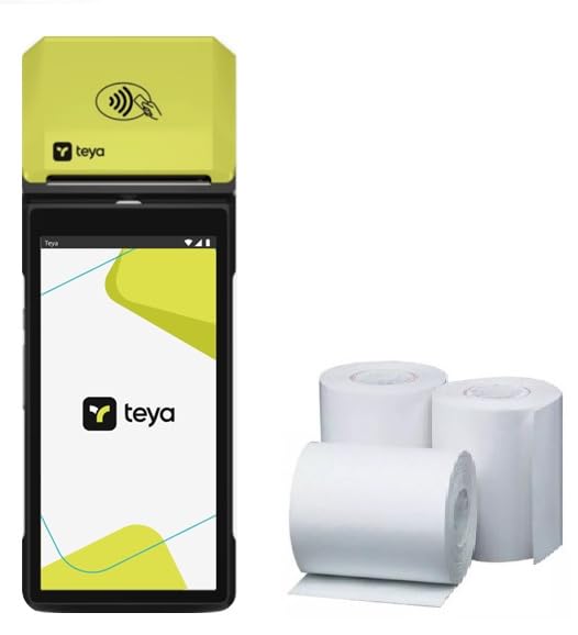 Replacement Receipt Paper Rolls for Teya Payment Terminal, 20 Rolls