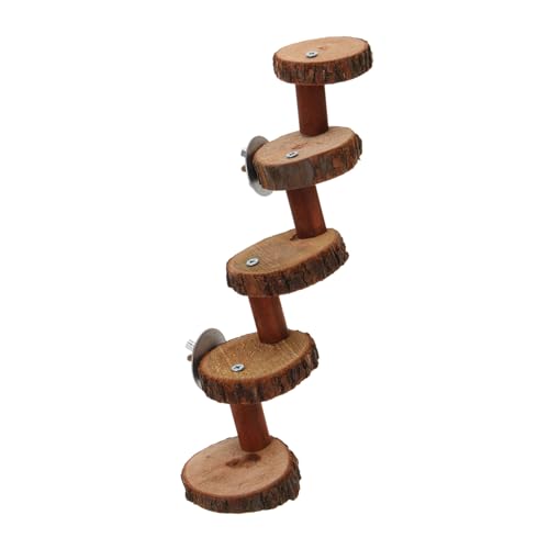 BESPORTBLE Versatile Parrot Ladder Toy Wooden Climbing Step for Hamsters Bird Training Toy