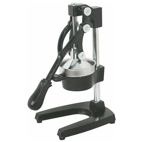 Petyoung Exprimidor de cítricos con taza de acero inoxidable, exprimidor manual profesional de frutas, exprimidor de naranja resistente para cítricos, naranja, limón, lima, granada