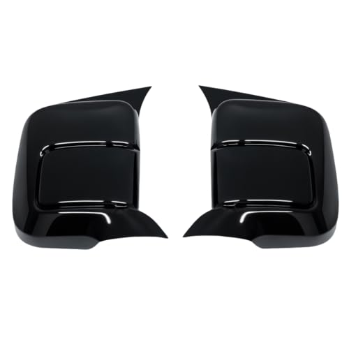 Image of KMH Batman Style Car Mirror Caps Covers Compatible with Mahindra Thar Car Accessories (Gloss Black) Set of 2 Pcs