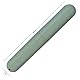 Dental Aesthetics Eco Wheat Straw Zahnbürstenetui x 2, Grün und Weiß, 20,5 cm x 3 cm x 2 cm, Zahnbürstenhalter