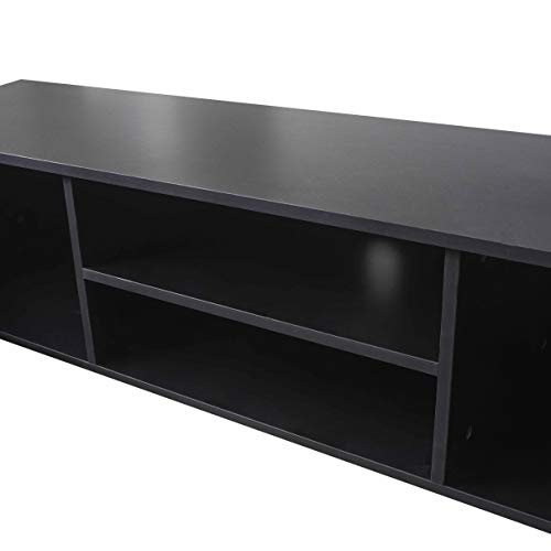 Nishore Tv Stand For 70 Inch Tv Stands, Media Console Entertainment Center Television Table, 2 Storage Cabinet With Open Shelves For Living Room Bedroom #TOP4