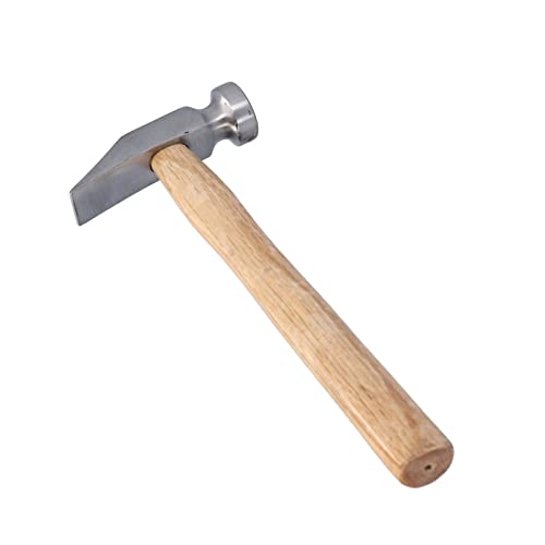 Carpenter Hammer, Shoe Upper Hammer All Steel Handicraft Hammer Wood Handle Small Hammer Framing Hammer Leather Mallet for Shoe Repairing Making, Leather Work Tool