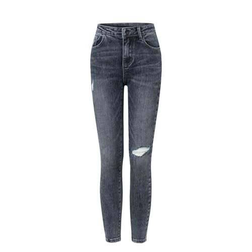 Skinny Jeans for Women High Waisted Tummy Control Stretchy Jeans with Pockets Slim Fit Classic Denim Leggings for Women