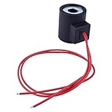 ZTUOAUMA 12V Solenoid Valve Coil 6352012 with Wirings Compatible with HydraForce Stem 10 12 16 38 and 58 Series 18' Wire Leads Size 10