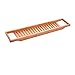 Produktbild Badablagen Bambus Badewanne Ablage Für Badezimmer Über Badeständer Ordentlich Ablagefach Badewanne Dusche Caddy Einheit CJC (Color : Wooden Color, Size : 80x22cm)