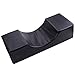 Ruiqas - Cuscino professionale per extension per ciglia, in memory foam, per salone di bellezza, supporto per il collo, per l’innesto delle ciglia (nero, PU)