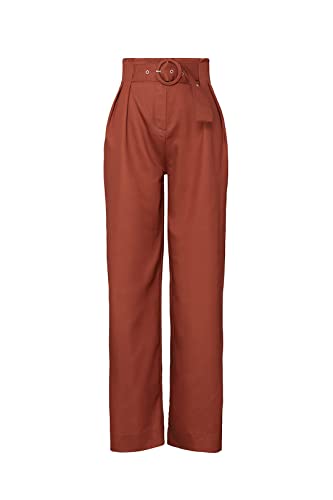 Sweet Baby Jamie Rent The Runway Pre-Loved Rust Pleated Pants2
