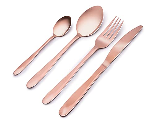 Alpina Besteck-Set - 16-teilig - 4 Personen - Kupfer matt