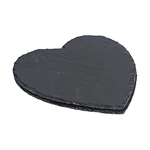 Argon Tableware Heart Slate Placemats - Pack of 2 Cover
