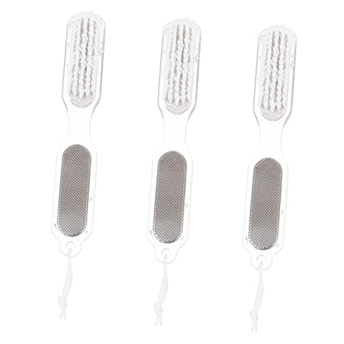 Beavorty Removedor De Esmalte De Gel De Pedra-Pomes 3 Peças Ferramentas De Manicure Lixa De Calcanha