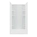 STERLING 72112100-0 Ensemble 42-Inch x 42-Inch x 72-1/2-Inch Direct-to-Stud Shower Wall in White, 1-Piece