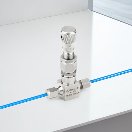Válvula de aguja de 3 mm para regular medidores de instrumentos de control de flujo 8