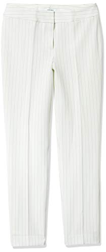 NINE WEST Women's Pinstripe Woven Skinny Pant, Lily Multi, 4