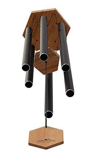 WIND CHIMES FOR PEOPLE WHO LIKE THEIR NEIGHBORS, Soothing Melodic Tones & Solidly Constructed Bamboo/Aluminum Chime, Great as a Quality Gift or to keep for Your own Patio, Porch, Garden, or Backyard. - Thumbnail 5