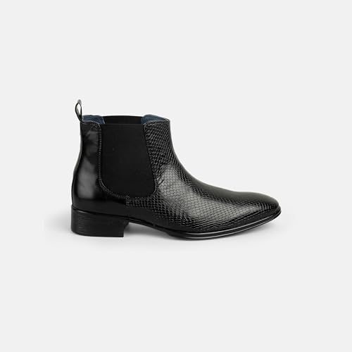 Image of Mochi Men's Slip On Closure Boots with Flat Sole
