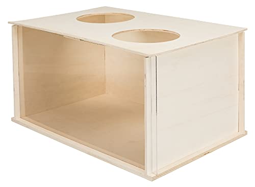 TRIXIE 63003 Buddelkiste, Kaninchen, Holz, 58 × 30 × 38 cm