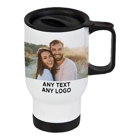 Personalised Travel Mug with Photo Customisation Cover