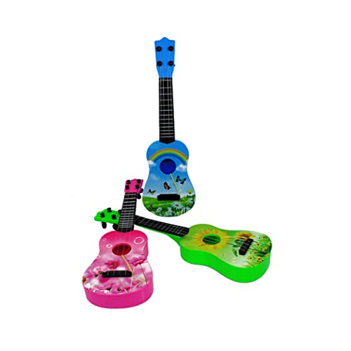 Kids mini simulation ukulélé jouet guitare faux ukulélé enfant instrument de musique éducatif cadeau pour garçons filles… - Les Beatles, Paul McCartney, John Lennon, RIngo Starr, George Harrison Kids mini simulation ukulélé jouet guitare faux ukulélé enfant instrument de musique éducatif cadeau pour garçons filles… – Image 4
