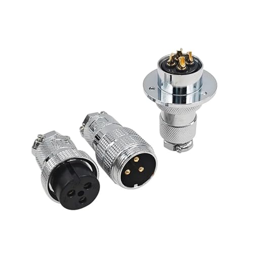 Conector de cable GX25 de 12 pines DF25 circular aeroespacial 20A 6