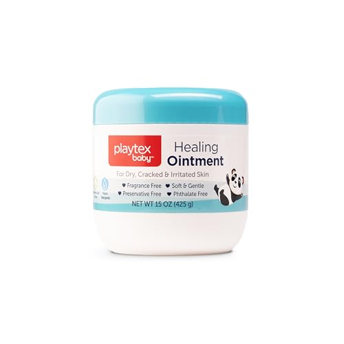 Image of Playtex Baby Healing Ointment, 15 oz. Jar, Dermatologist Tested, Fragrance Free, Hypoallergenic, Free of Dye, Parabens and Phthalates