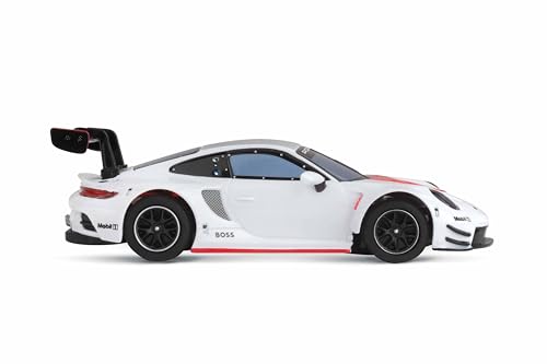 Carrera Hybrid, Porsche 911 GT3 R Rexy, Maßstab 1:50, Front- und Rücklichter, Bis zu 30 Minuten Rennaction, USB-C-Aufladung in 20 Minuten, Mobile App-Steuerung für maximales Fahrvergnügen