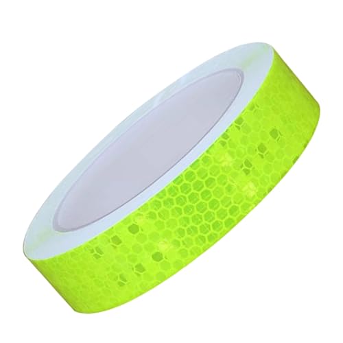 Adhesivos Reflectantes | Tiras de Alta Visibilidad - 2.4 cm x 5 m Cinta Reflectante de Seguridad para Remolques,Para Vehículos Exteriores Remolques Bicicletas Motos Automóviles Ropa y Equipaje