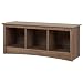 Prepac DSC-4820 Entryway Cubbie Bench, 3, Drifted Gray