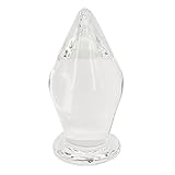 Huge Anal Butt Plug Glass Egg, Eastern Delights Elite Pleasure Wand Anal Sex Toy Trainer 34 oz
