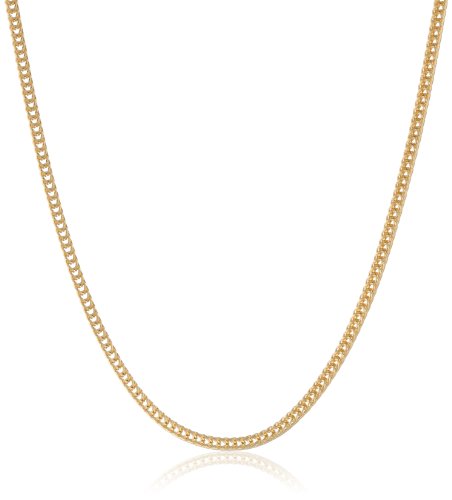 Amazon Collection Classic Franco Chain Necklace, 24