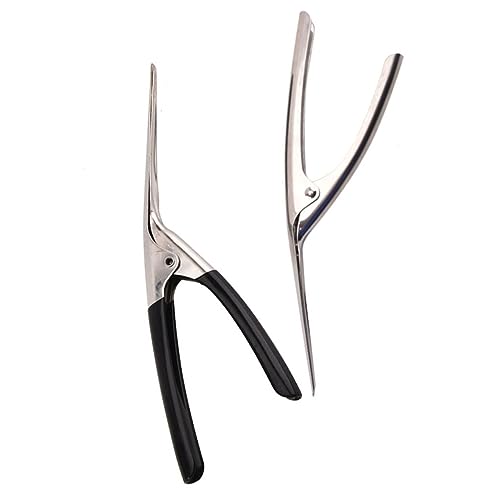 OKUMEYR 2 Peladores De Camarones De Acero Inoxidable 304, Herramienta Práctica y Ligera para Pelar Gambas, Diseño Ergonómico para Cocina Doméstica, Dispositivo Portátil y Fácil De Limpiar