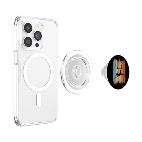 PopGrip pour MagSafe silhouette de trapèze aérien rétro