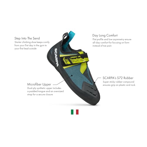 SCARPA Men's Origin VS Rock Climbing Shoes for Gym Bouldering & Sport Climbing2