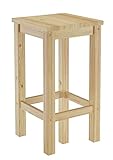 barhocker holz 60 cm Sitzfläche 32x32 cm. Bitte wählen ob 60 cm oder 80 cm hoch.