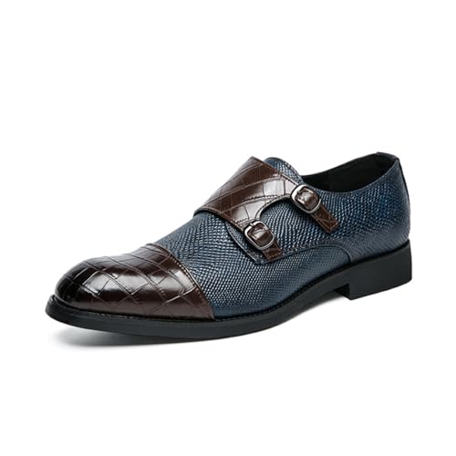 Men's Two - Tone Textured Loafers, Stylish Formal Casual Shoes - Ideal for Business Meetings, Evening Events & Urban Commutes
