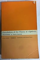 Foundations of the Theory of Algebraic Numbers Volume I B000L1X3HU Book Cover