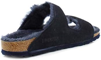 birkenstock women's papillio arizona shearling slide sandals