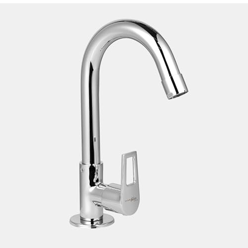 Image of Hindware Italian Collection Aspiro Range F570024CP Kitchen Sink Tap with Swivel Spout | Deck Mounted | Made of Brass | Mirror-Like Finish