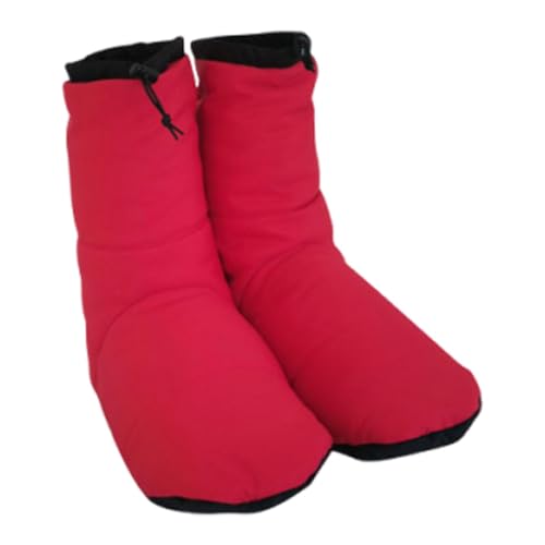 Chaussons légers en duvet chauds pour le camping et les nuits sous la tente