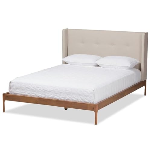 Baxton Studio Brooklyn Upholstered Queen Platform...