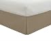 Lux Hotel Bedding Tailored Bedskirt, Classic 14" drop length, Pleated Styling, Queen, Mocha