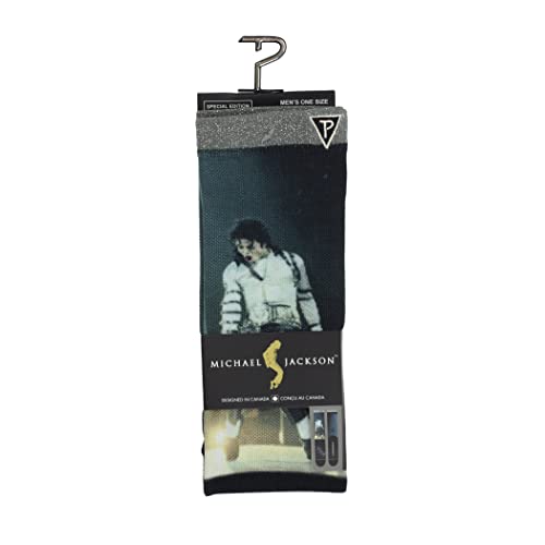 PERRI'S SOCKS, Cushioned, Unisex - One Size - Michael Jackson Officially Licensed Novelty Sock - Funny Socks for Men & Women4
