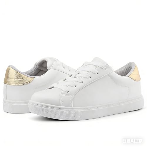 Image of PARTY Women's Dressy Fashion Star Sneakers Lace-Up Low Top Comfortable Cushioned Walking Shoes