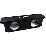 Dual 10' Subwoofer Enclosure Compatible with 2007-2018 Jeep Wrangler Unlimited (JK) 4-Door Vehicles by Skar Audio