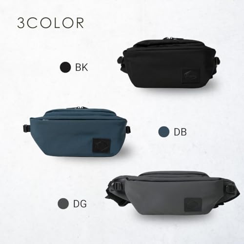 SIMCLEAR (シムクリア) ツナグバッグ RUNNER City 上下の揺れを軽減 ウエスト バッグ スリング バック ボディ ランニング ジョギング マラソン 2way (ブラック)