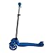 Produktbild Mi-Duo Tante Tina - Kinder Scooter / Roller mit leuchtende Räder - 3-rädig - Blau