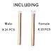 XUGERIP JST XH 2.54mm 4 Pin Connector,20 PCS Male Plug and 20 PCS Female Socket, Micro Wire Connectors with 100mm Extension Cable AWG 26