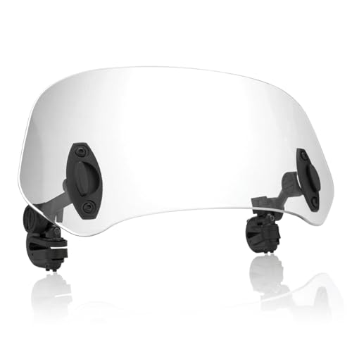 Extenseur de pare-brise de moto pour éliminer le bruit du casque avec son clip